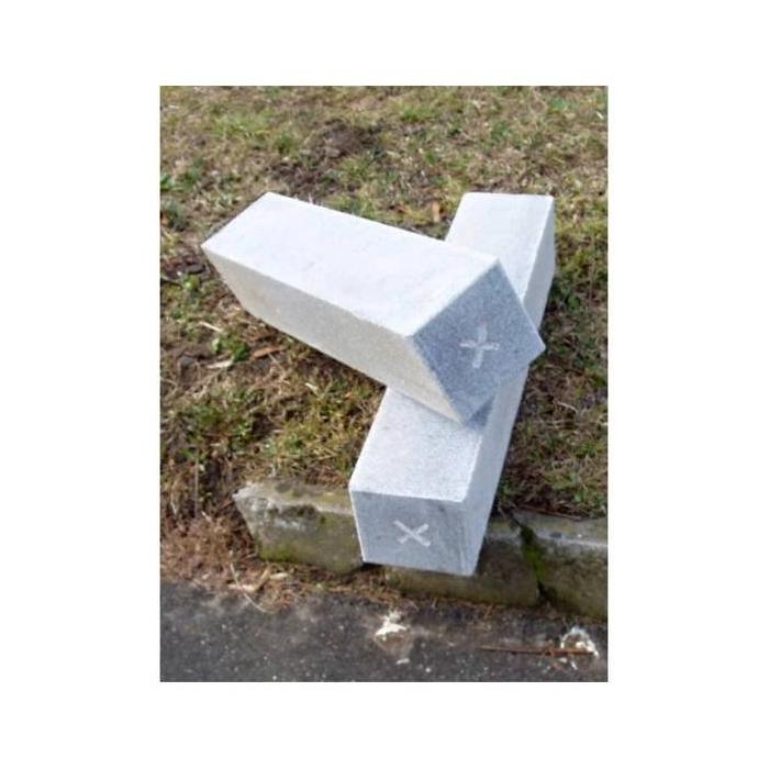 ŽULOVÝ MEZNÍK M1 - 12X12X50 CM