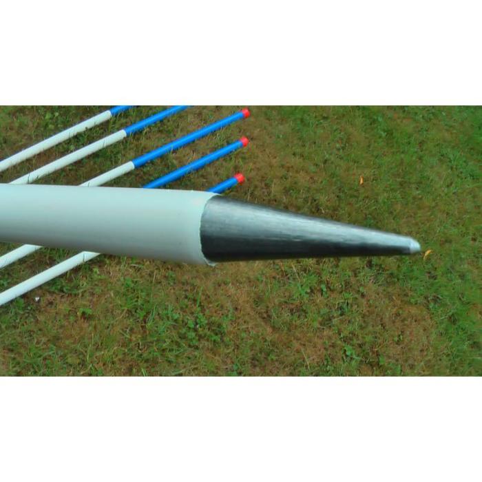 Ochranná tyč 2m, modro - bílá, průměr 26 mm