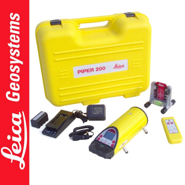 Potrubní laser Leica PIPER 200 s červeným paprskem - sada