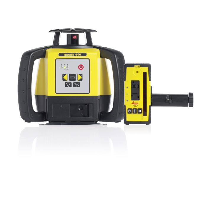 Leica Rugby 640 rotační sklonový laser - sada s digitálním detektorem