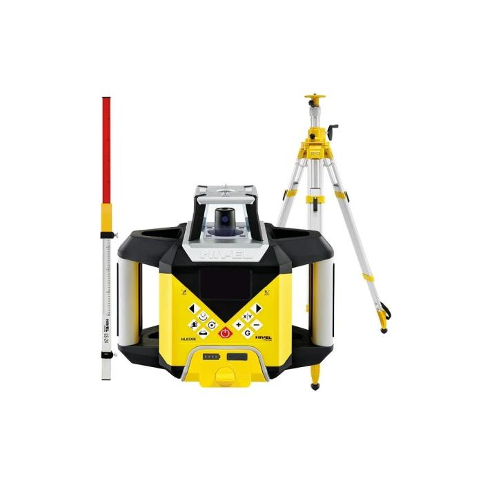 Set - Rotační laser Nivel System NL620R výsuvný stativ + lat´