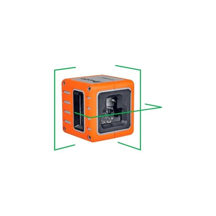 Křížový laser Nedo Cube Green, multičarový