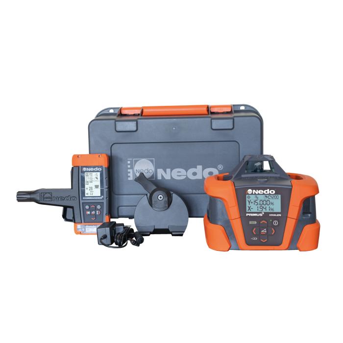 Rotační laser Nedo PRIMUS 3 HVA2N Dvousklonový laser